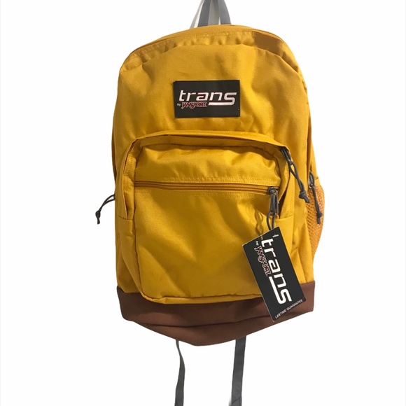english mustard yellow jansport backpack